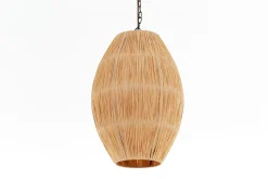 Flamant Aimee, Hanglamp, Raffia En Ijzer, S^ Verlichting