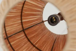 Flamant Aimee, Hanglamp, Raffia En Ijzer, S^ Verlichting