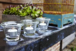 Flamant Amy, Theelichthouder, Mondgeblazen^ Decoratie