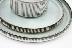 Flamant Architecto, Bord, Keramiek, Grijs, 25,5Cm^ Borden, Borden En Kommen