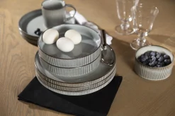 Flamant Architecto, Bord, Keramiek, Grijs, 25,5Cm^ Borden, Borden En Kommen