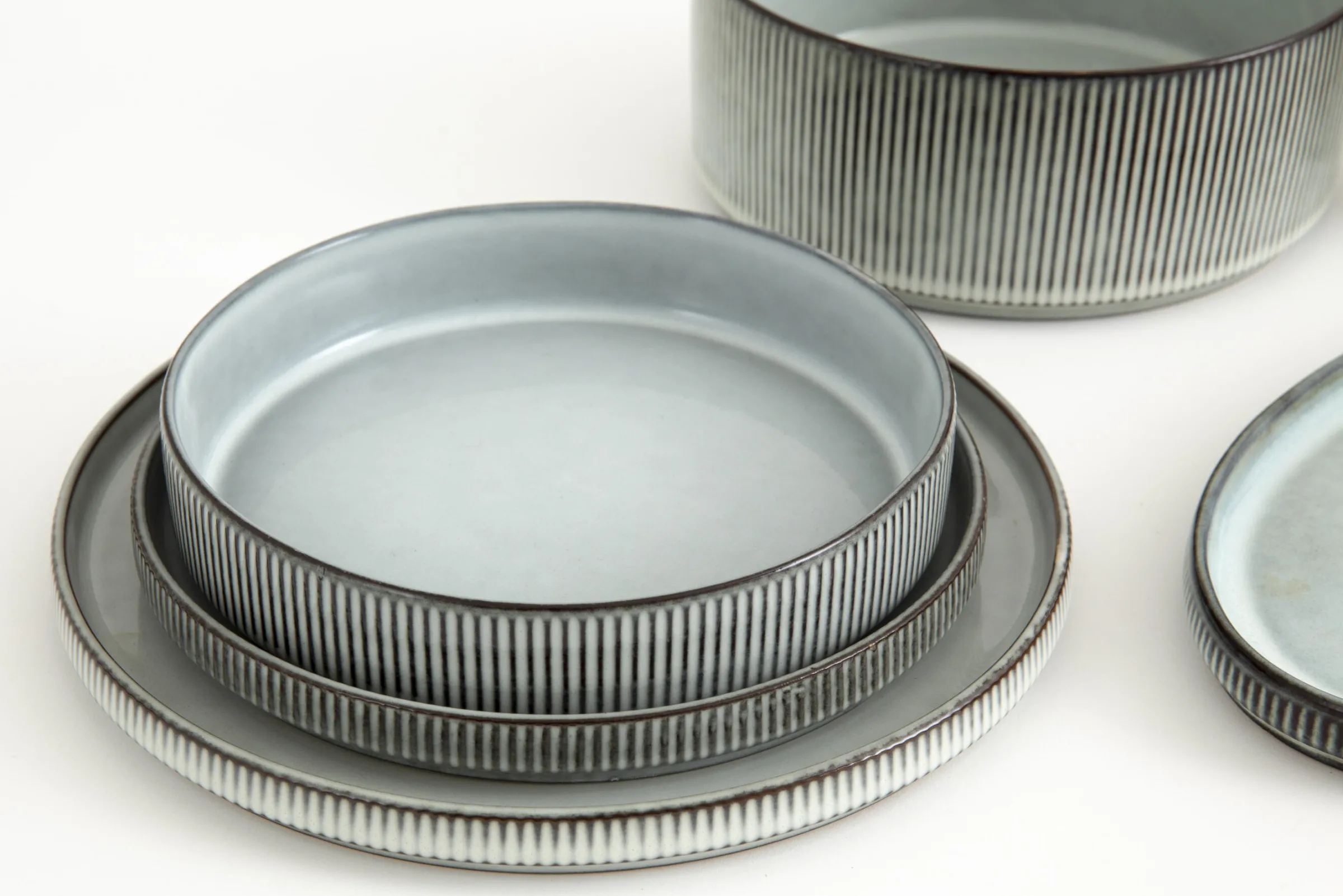 Flamant Architecto, Pastabord, Keramiek, Grijs^ Borden, Borden En Kommen