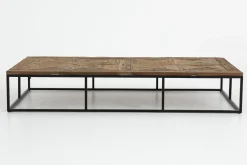 Flamant Archy, Salontafel, Rechthoekig, Hout En Metaal^ Koffie Tafels