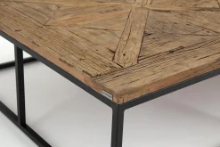 Flamant Archy, Salontafel, Rechthoekig, Hout En Metaal^ Koffie Tafels