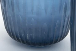 Flamant Arez, Vaas, Glas, Blauw, M^ Decoratie