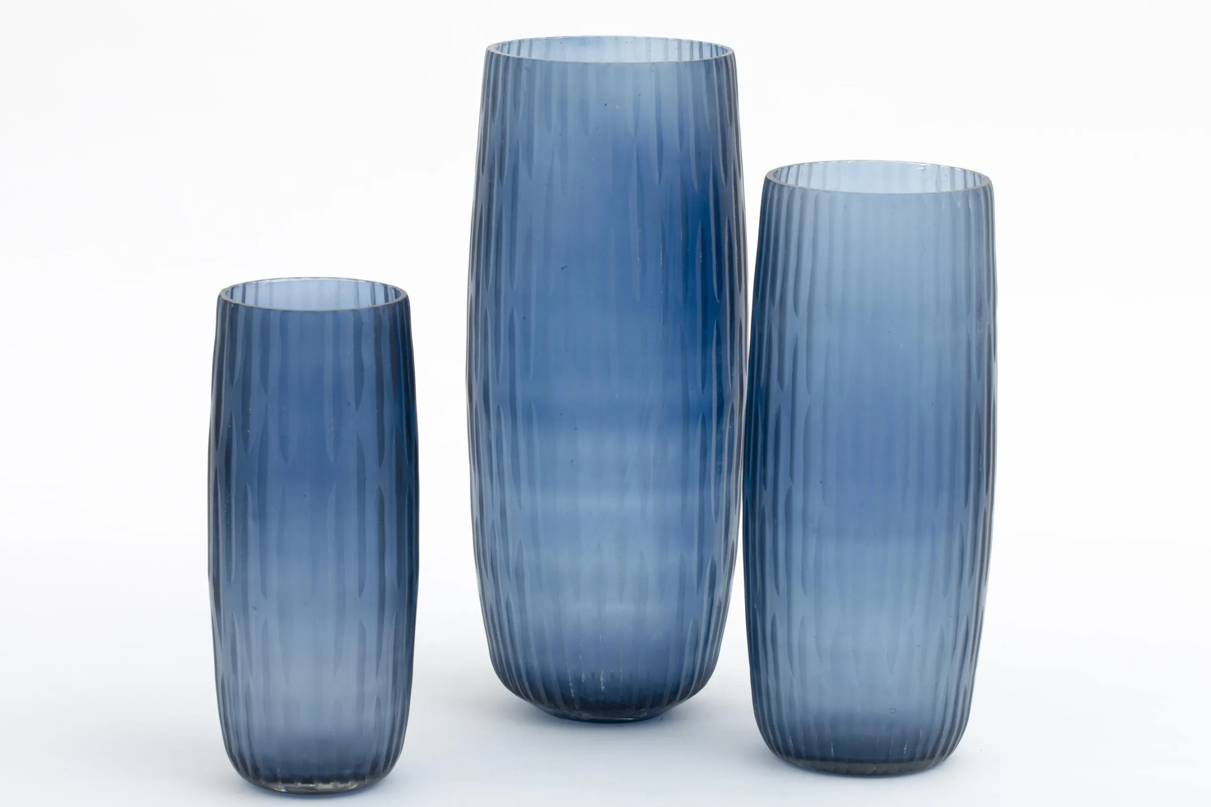 Flamant Arez, Vaas, Glas, Blauw, M^ Decoratie
