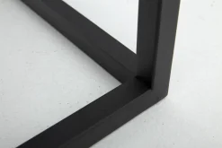 Flamant Armand, Bijzettafel, Zwart Eiken En Metaal^ Koffie Tafels