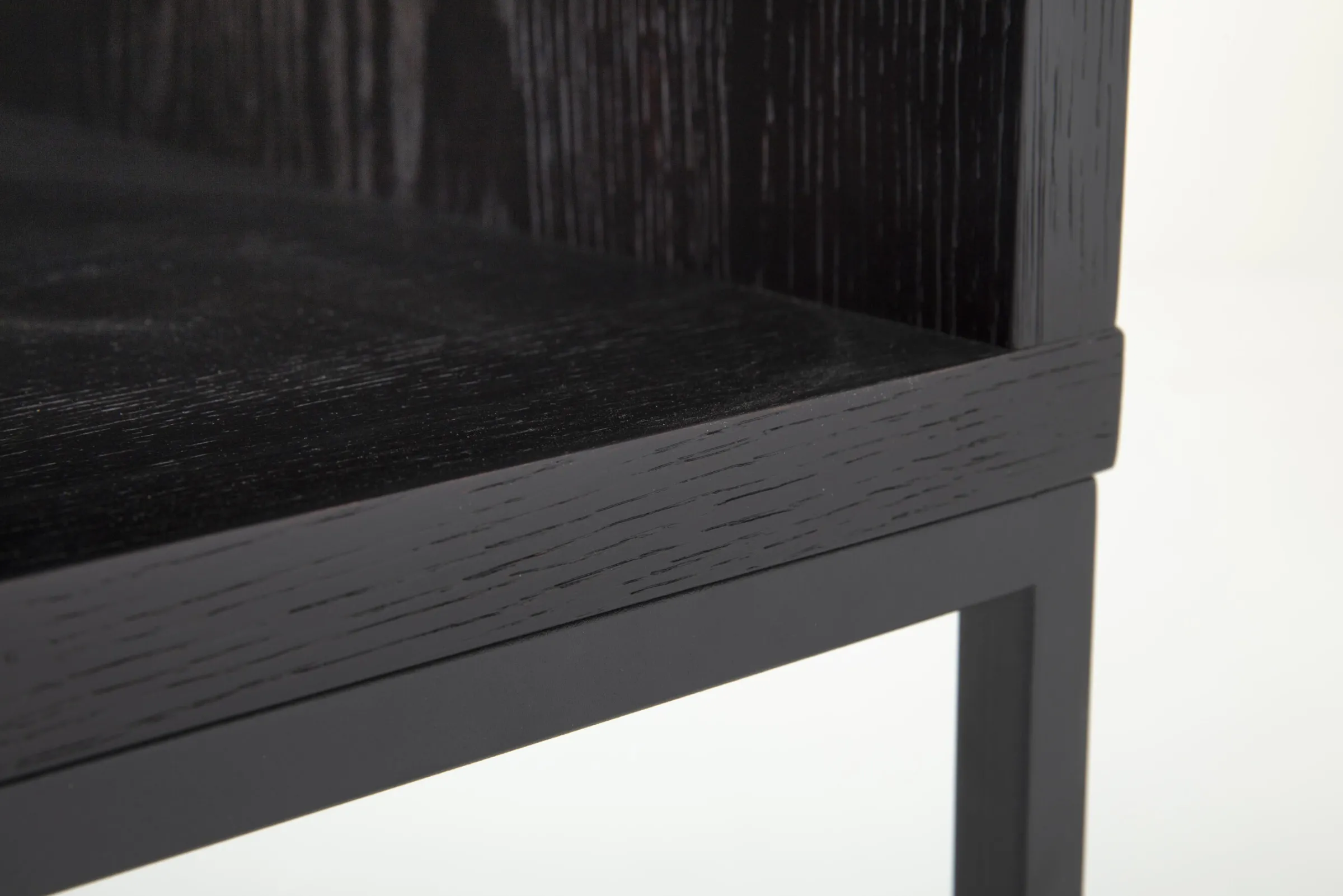 Flamant Armand, Bureau, Zwart Eiken En Metaal^ Bureaus