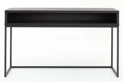 Flamant Armand, Consoletafel, Zwart Eiken En Metaal^ Koffie Tafels