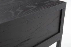 Flamant Armand, Consoletafel, Zwart Eiken En Metaal^ Koffie Tafels