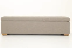 Flamant Aubiz, Poef, Stof, Met Deksel^ Banken