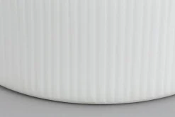 Flamant Ayla, Vaas, Glas, Wit, O22X27H^ Decoratie