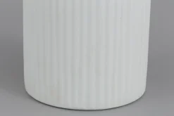 Flamant Ayla, Vaas, Glas, Wit, O10,5X44H^ Decoratie