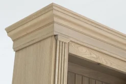 Flamant Balmore, Boekenkast, Verweerd Eiken, 3-Delig, Met Ladder^ Kasten