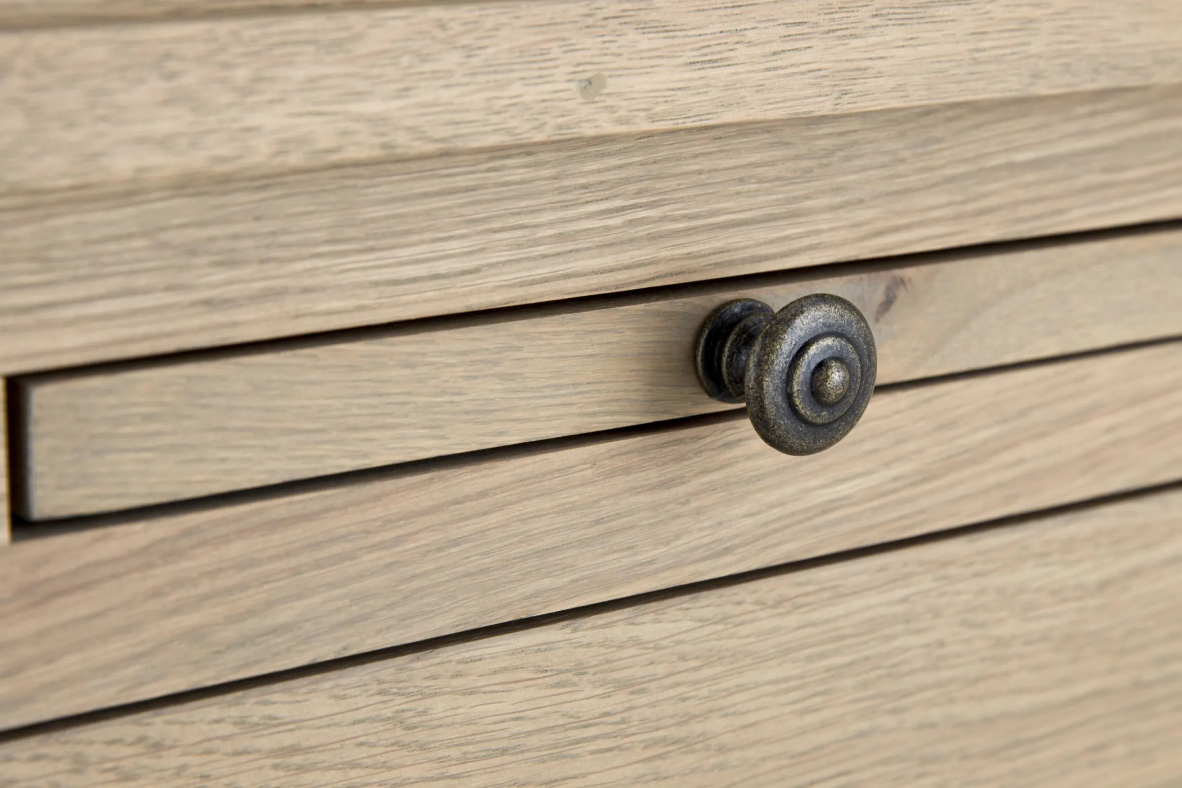 Flamant Balmore, Boekenkast, Verweerd Eiken, 3-Delig, Met Ladder^ Kasten