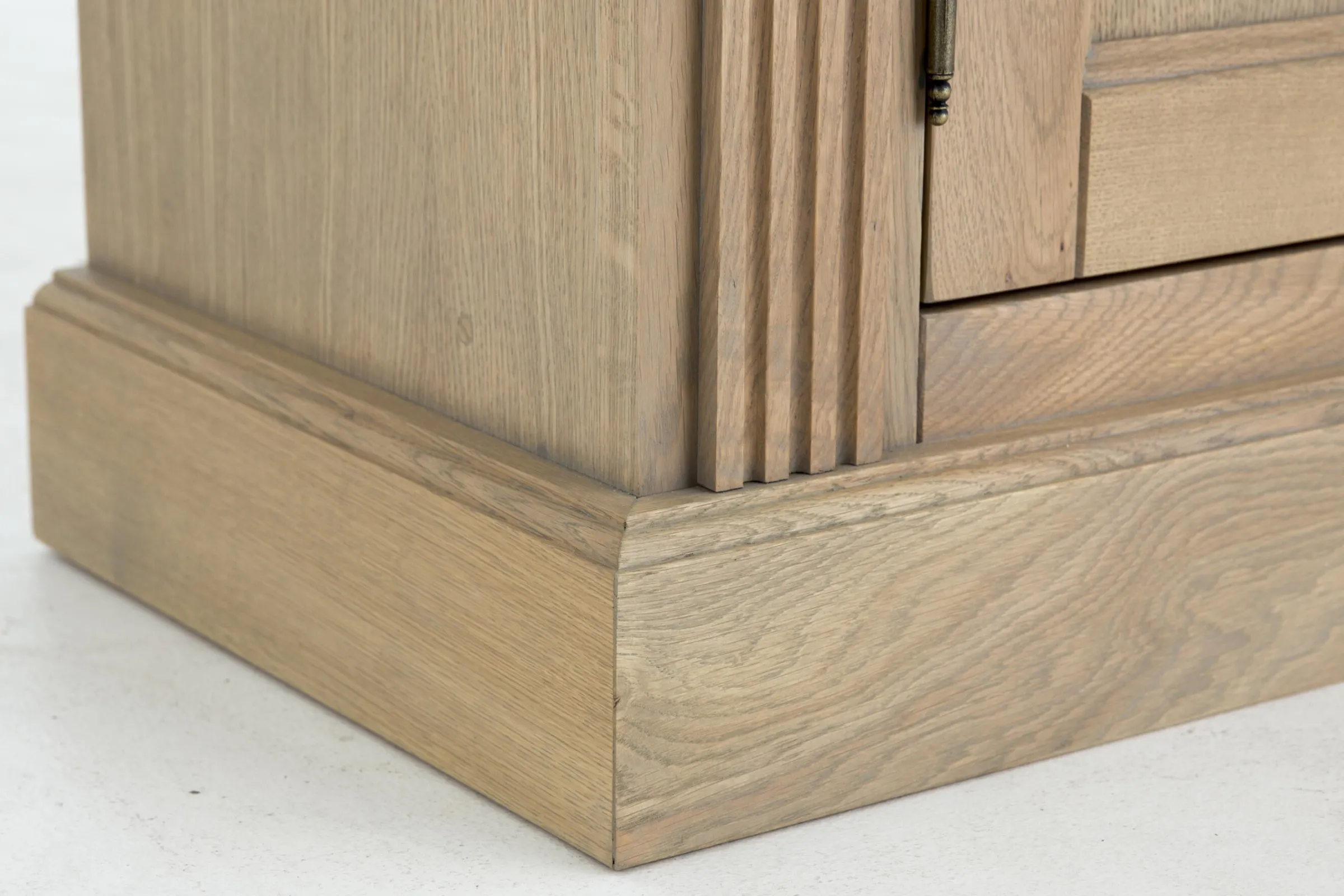 Flamant Balmore, Boekenkast, Verweerd Eiken, 3-Delig, Met Ladder^ Kasten