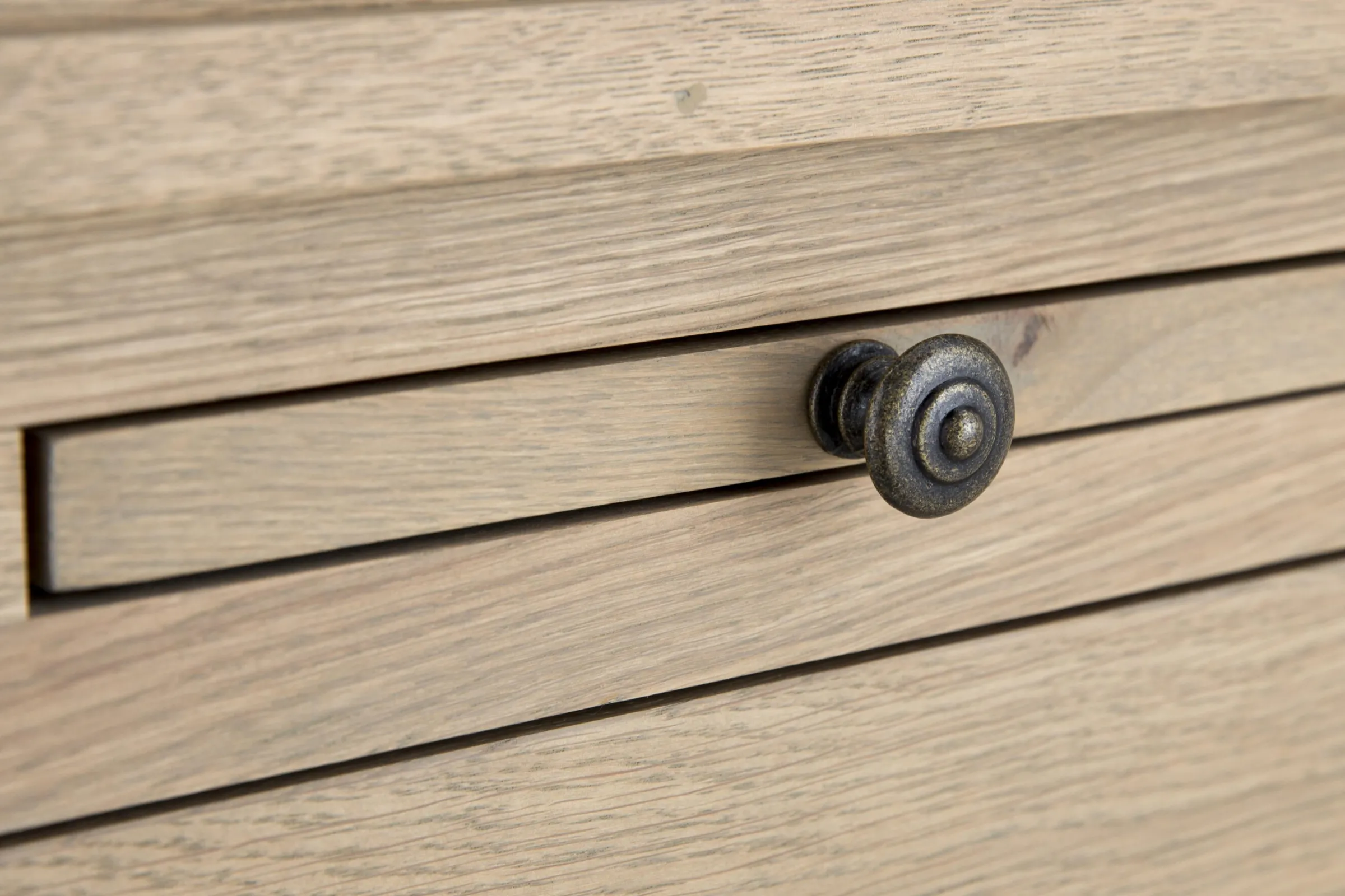 Flamant Balmore, Boekenkast, Verweerd Eiken, 2-Delig, Met Ladder^ Kasten