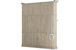 Flamant Balmore, Boekenkast, Verweerd Eiken, 2-Delig, Met Ladder^ Kasten