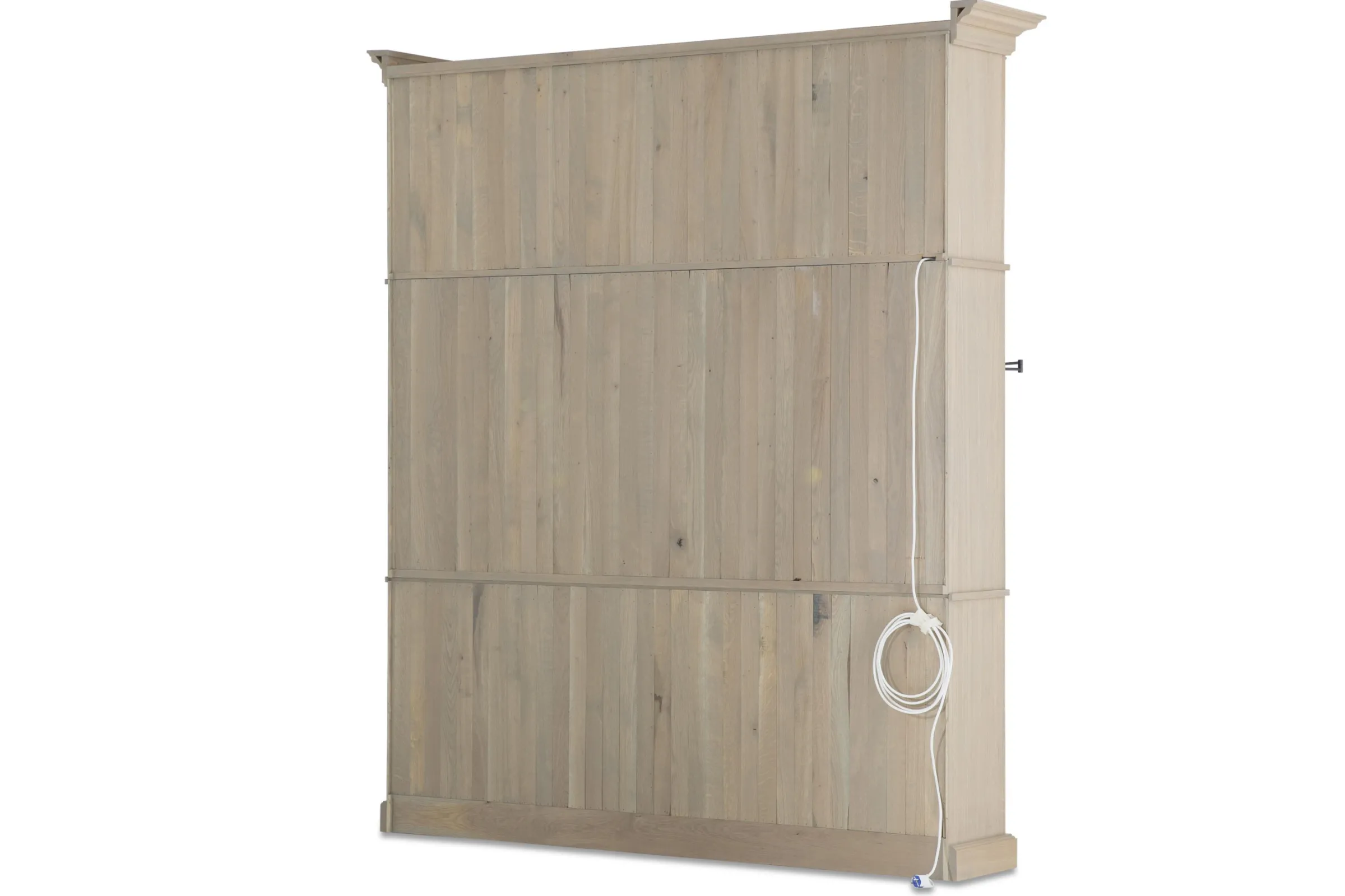 Flamant Balmore, Boekenkast, Verweerd Eiken, 2-Delig, Met Ladder^ Kasten