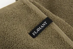 Flamant Baobao, Handdoek, Kaki, 50X100 Cm^ Textiel