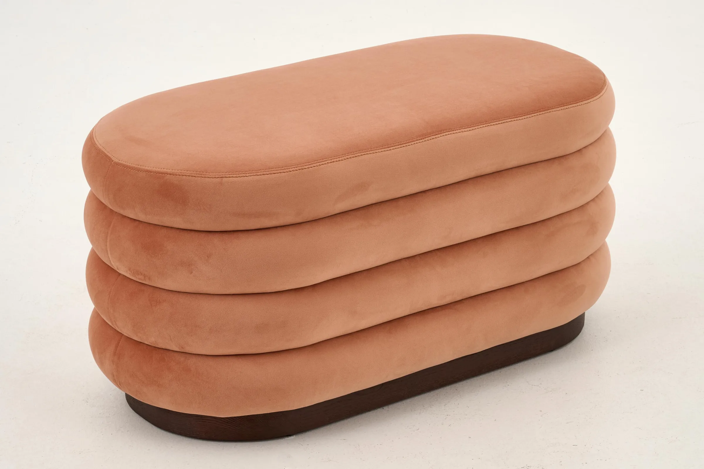 Flamant Beatrice, Poef, Ovaal, Roze^ Banken