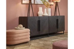 Flamant Beatrice, Poef, Ovaal, Roze^ Banken