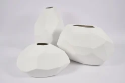 Flamant Belinda, Vaas, Keramiek, Wit, Model 1^ Decoratie