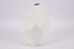 Flamant Belinda, Vaas, Keramiek, Wit, Model 2^ Decoratie