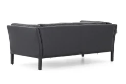 Flamant Bellamy, Bank, Zwart, Leer, 2,5-Zits^ Banken