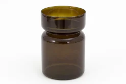 Flamant Berami, Kandelaar, Glas, Bruin, L^ Decoratie