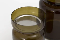 Flamant Berami, Kandelaar, Glas, Bruin, S^ Decoratie