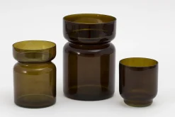 Flamant Berami, Kandelaar, Glas, Bruin, S^ Decoratie