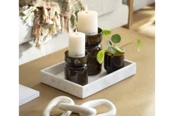 Flamant Berami, Theelichthouder, Glas, Bruin^ Decoratie