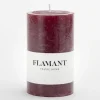 Flamant Beth, Kaars, Kleur Balmoral Rood, 7X11,5Cm^ Moederdag
