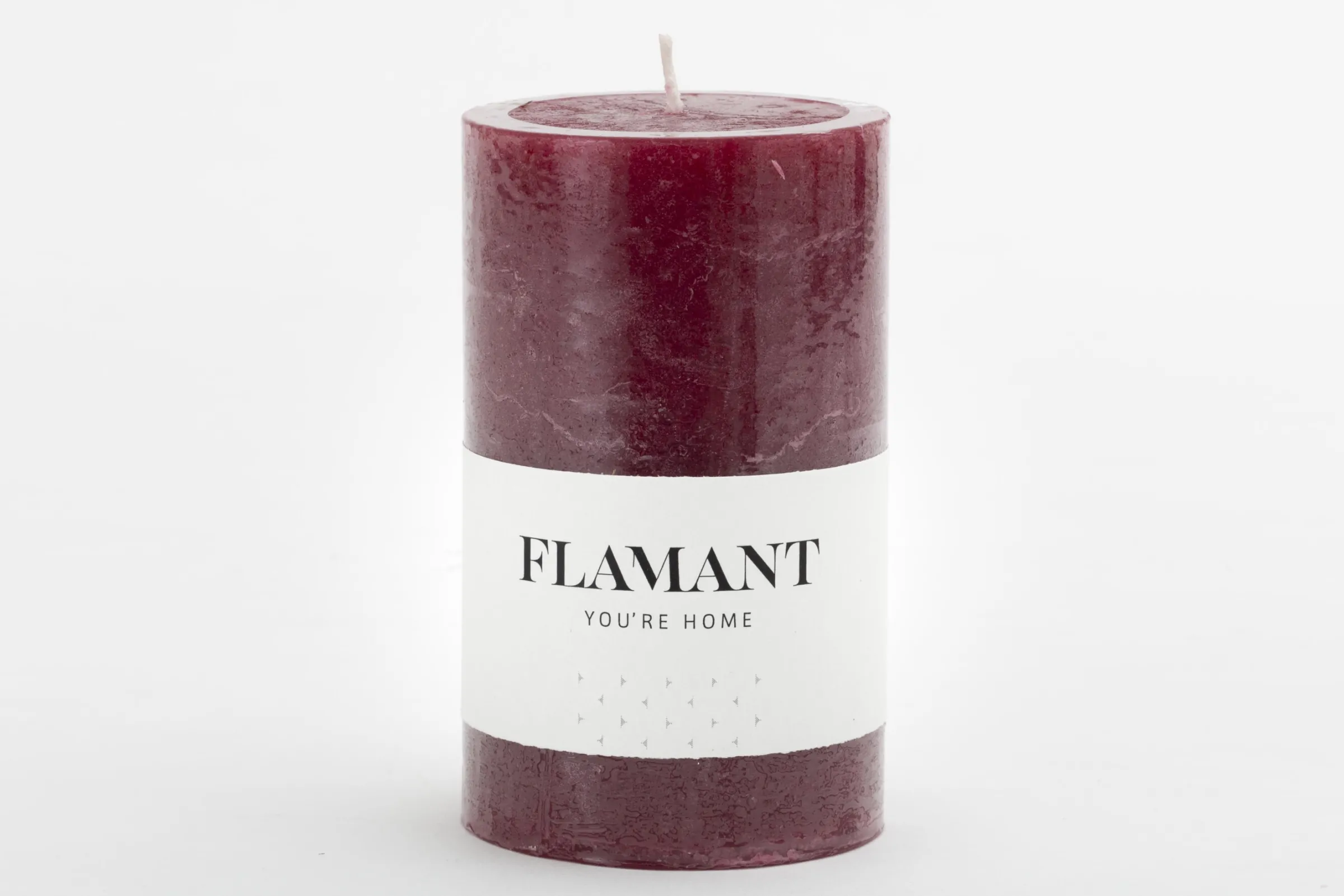 Flamant Beth, Kaars, Kleur Balmoral Rood, 7X11,5Cm^ Moederdag