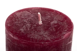 Flamant Beth, Kaars, Kleur Balmoral Rood, 9X11,5Cm^ Decoratie