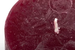 Flamant Beth, Kaars, Kleur Balmoral Rood, 9X11,5Cm^ Decoratie