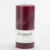Flamant Beth, Kaars, Kleur Balmoral Rood, 7X15Cm^ Decoratie