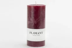 Flamant Beth, Kaars, Kleur Balmoral Rood, 7X15Cm^ Decoratie