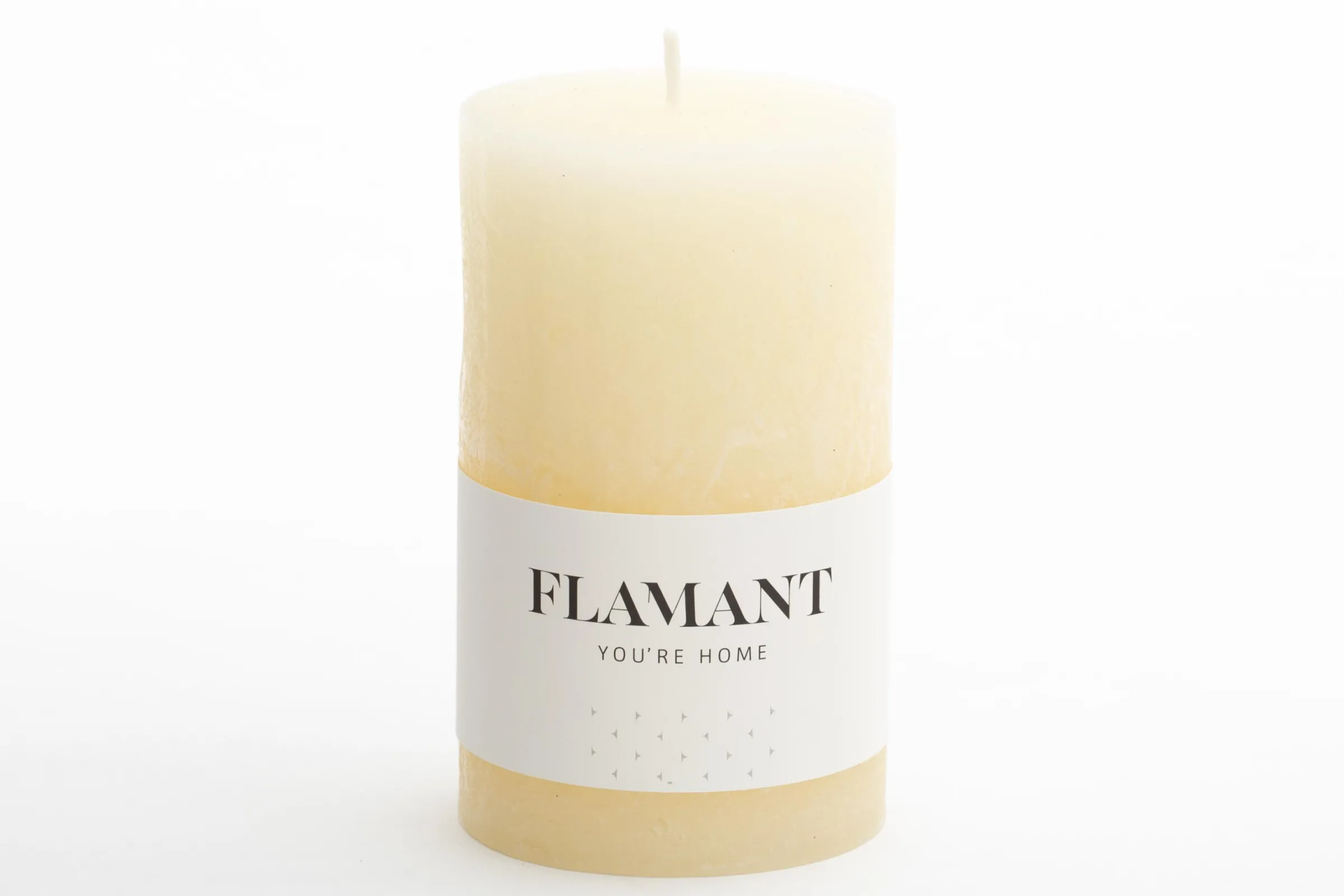 Flamant Beth, Kaars, Kleur Creme, 7X11,5Cm^ Decoratie