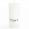Flamant Beth, Kaars, Kleur Wit, 7X15Cm^ Decoratie