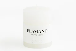 Flamant Beth, Kaars, Kleur Wit, 7X9Cm^ Decoratie