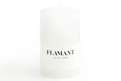 Flamant Beth, Kaars, Kleur Wit, 7X11,5Cm^ Decoratie