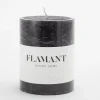 Flamant Beth, Kaars, Kleur Zwart, 7X9Cm^ Decoratie