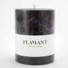Flamant Beth, Kaars, Kleur Zwart, 9X11,5Cm^ Decoratie