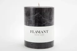 Flamant Beth, Kaars, Kleur Zwart, 9X11,5Cm^ Decoratie