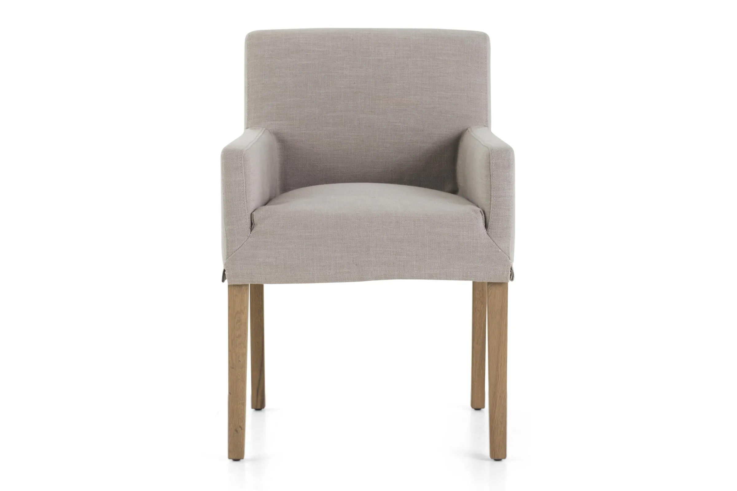 Flamant Billy, Fauteuil, Berken, Gebroken Wit Linnen^ Stoelen