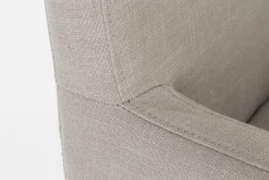 Flamant Billy, Fauteuil, Berken, Gebroken Wit Linnen^ Stoelen