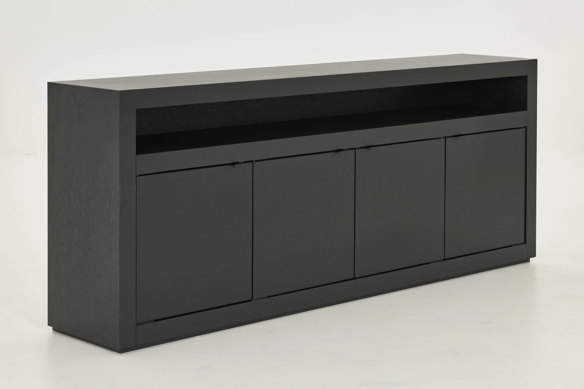 Flamant Bjorn, Dressoir, Zwart, 4 Deurs, Met Dimbare Led-Verlichting^ Dressoirs