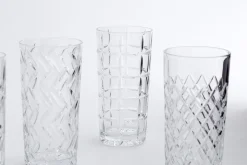 Flamant Bogart, Hoog Glas, Handgeslepen, Set Van 6^ Bril